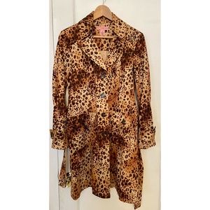 Bandolino Leopard Print Trench Coat